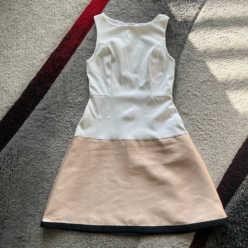 Maeve Anthropologie Gold Dipped Formal Sheath Dress